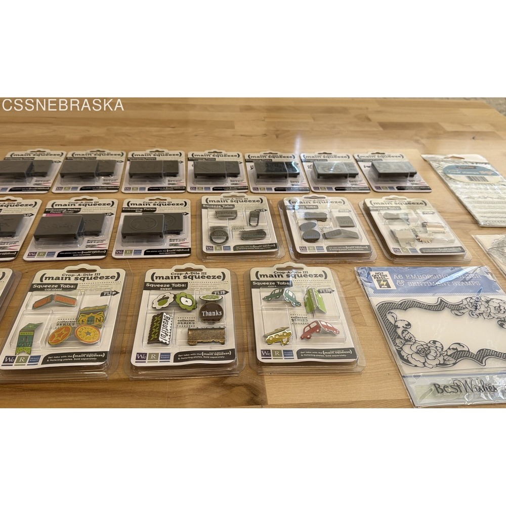 WRMK Crop-A-Dile III Main Squeeze Plates Tabs Inkadinkado Stamping Gear Lot - Picture 10 of 11
